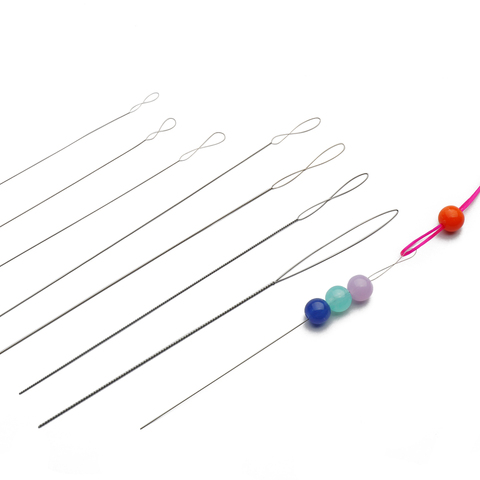 Oar-aguja para perlas giratorias, aguja especial para perforación de perlas, aguja para cuentas, aguja de perforación extrafina de 0,15-0,7mm ► Foto 1/6