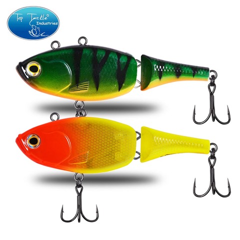 Idiota cebo swimbait VIB pesca 135mm 55g suave hundiendo 2 segmento cebo duro VIB Crankbait Señuelos de Pesca ► Foto 1/6