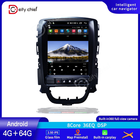 8 núcleos Android Vertical 8,1 coche Multimedia GPS Radio para Opel Astra J Vauxhall Buick Verano 2009-2014 ► Foto 1/1