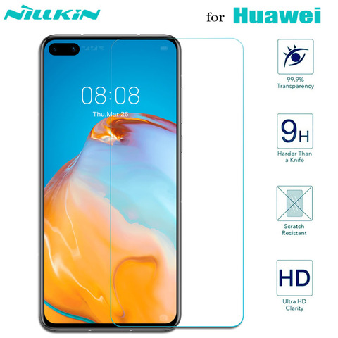 Nillkin para Huawei P40 Lite P30 P20 Protector de pantalla de vidrio templado de seguridad en Huawei Mate 30 20 X 20X Honor 30 30 30s 20 Pro ► Foto 1/6