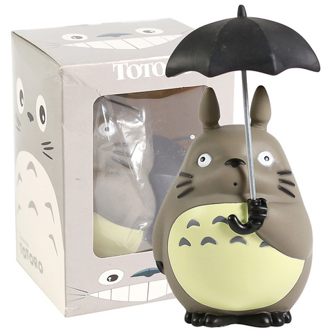 Miyazaki Hayao-figuras de My neiphe Totoro con paraguas, juguete de modelos coleccionables en PVC ► Foto 1/6