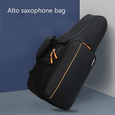 Bolsa para saxofón Alto, bolsa suave para instrumento de luz, cubierta gruesa de agua, se puede cargar con música ► Foto 1/6