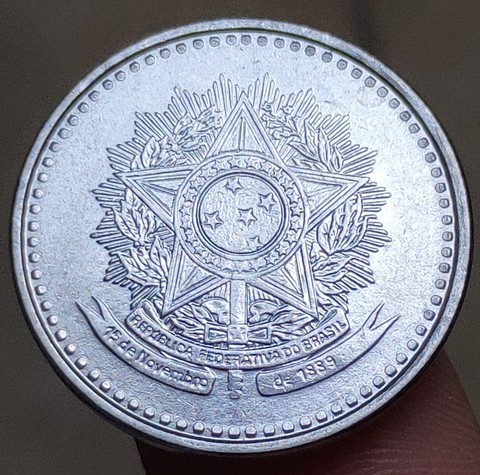 Moneda Original de 23mm de Brasil, 100% Original ► Foto 1/1