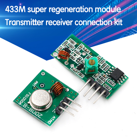 Kit de enlace de transmisor y receptor RF para placa de módulo de voltaje de Módulo de Control Remoto inalámbrico Arduino, 315Mhz, 433 Mhz, 315Mhz, 433 Mhz ► Foto 1/6