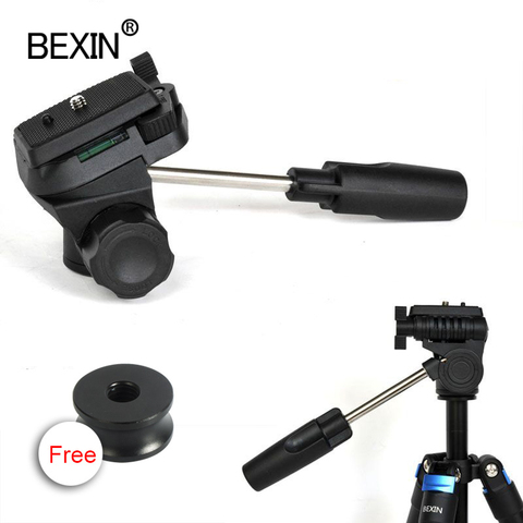 BEXIN bola universal tridimensional líquido de mano de la grabación de vídeo panorámica cabeza de trípode para dslr Cámara monopod trípode ► Foto 1/6