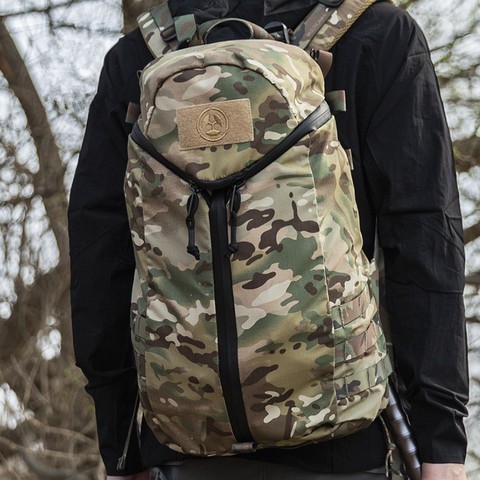 Mochila táctica de camuflaje ligera, bolsa militar de entrenamiento de combate, para exteriores, senderismo, viaje, gran capacidad, desierto ► Foto 1/6