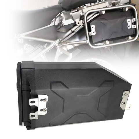 Caja de herramientas de plástico decorativa para motocicletas, 5 litros, R1200GS, LC, soporte lateral izquierdo, para BMW R1200GS, R1250GS, ADV, 2004-2009 ► Foto 1/6