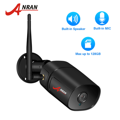 ANRAN 2.0MP IP Cámara Wi-fi exterior impermeable HD Video Vigilancia cámara de seguridad ranura de tarjeta SD incorporada Cámara Wifi 1080P ► Foto 1/6