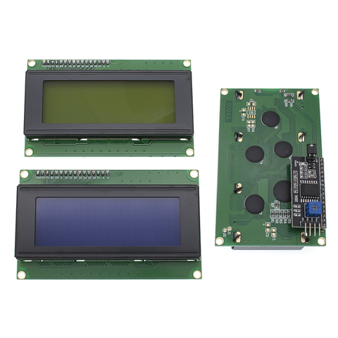 1 unids LCD2004 + I2C 2004 20x4 2004A azul/pantalla verde HD44780 LCD w/CII/I2C serie adaptador de Interfaz de módulo ► Foto 1/6