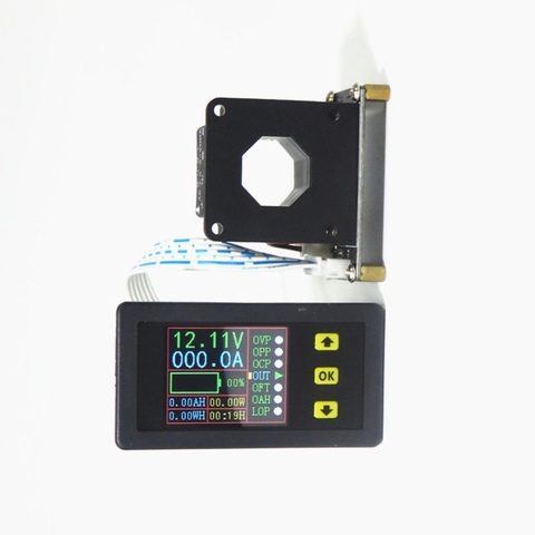 Voltímetro Digital CC de 90V y 500A, amperímetro, corriente de voltaje, KWh, medidor de 12v, 24v, 48v, 72V, monitor de potencia de batería VAC9010H ► Foto 1/5