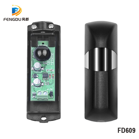 Sensor infrarrojo de seguridad para puerta automatizada, Sensor de seguridad para puerta de garaje, columpio, deslizante, fotocélula infrarroja ► Foto 1/4