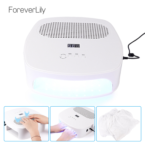 Lámpara de secador de uñas LED UV de 120W, ventilador de refrigeración y calefacción, secado rápido, máquina de esmalte de Gel, modo de memoria, luz secadora de manicura y pedicura ► Foto 1/6