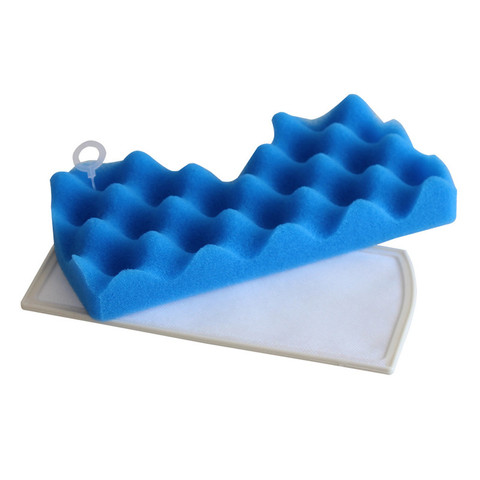Filtro de esponja azul + filtro Hepa de polvo para Samsung DJ63-00669A, SC43-47, SC4520, SC4740, VC-9625, 1 Juego ► Foto 1/6