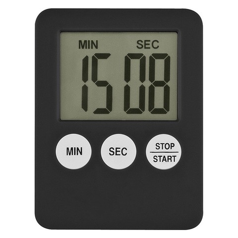 Novedad, 1 unidad, 7 colores, pantalla LCD Digital súper fino, cronómetro de cocina, alarma de cocina cuadrada con cuenta atrás reloj con imán ► Foto 1/6