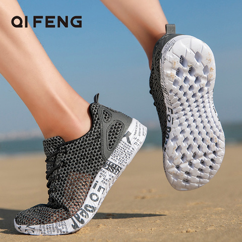 ¡Novedad de 2022! Zapatillas de deporte al aire libre para hombre, zapatillas de deporte para caminar en la playa, zapatillas de deporte a la moda con diseño de Río acuático ► Foto 1/6