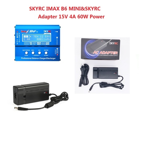 Original SKYRC imax B6 mini 60W B6 cargador de equilibrio con 15V 4A 60W SKYRC adaptador de corriente ► Foto 1/3