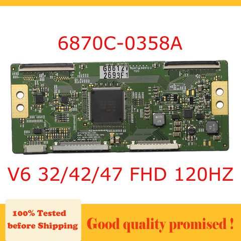 Placa base Original 6870C-0358A, modelo v6, 32/42/47 pulgadas, Full HD, 120Hz, 0358a, 6870C, 0358A ► Foto 1/6