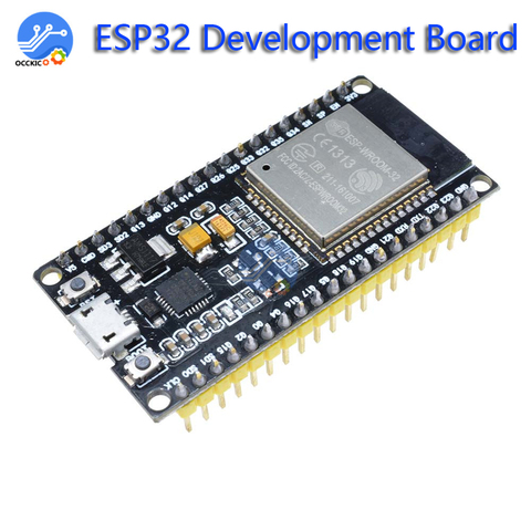 Placa de desarrollo de ESP-32 ESP32, WiFi, Bluetooth, Dual Core, CP2104, filtros, módulo de gestión de energía, 2,4 GHz, IoT, smart home ► Foto 1/6