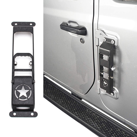 Coche auxiliar Pedal superior techo puerta escalera para Jeep Wrangler JK JL 2007-2022 estilo de coche Auto Accesorios ► Foto 1/6