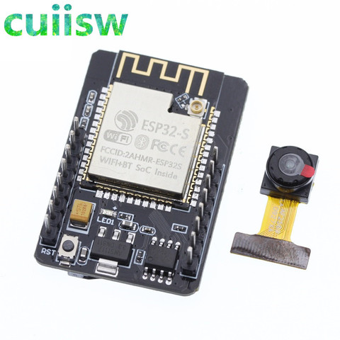 Módulo de desarrollo de cámara ESP32-CAM con WiFi, ESP32 tarjeta de desarrollo con WiFi, 5V, Bluetooth, OV2640, ESP-CAM ► Foto 1/5