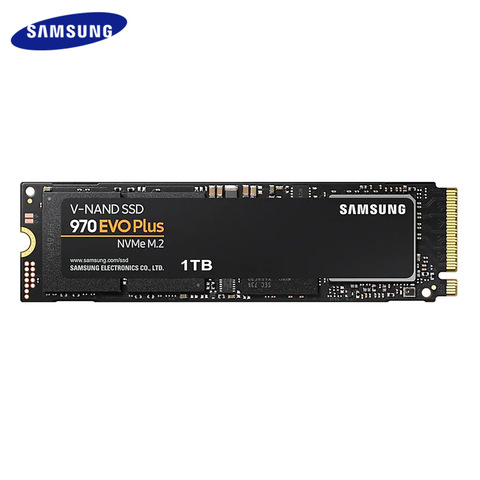 SAMSUNG-disco duro interno de estado sólido para ordenador, unidad de almacenamiento para ordenador portátil de alta velocidad y de escritorio, modelo 970 EVO Plus NVMe M.2 1TB 500GB 250GB ► Foto 1/5