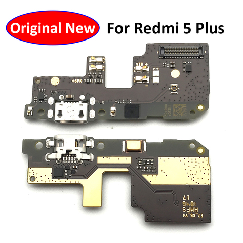 Conector de puerto de carga USB para Xiaomi Redmi 5 Plus, Cable flexible con placa de micrófono ► Foto 1/6