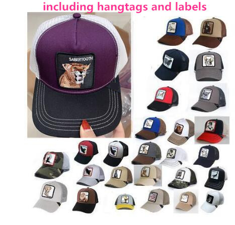 Nuevo Goorin hermanos bordado de alta calidad verano casquillo del camionero de malla gorros de hip hop para hombres bordado gorra de béisbol Animal ► Foto 1/1