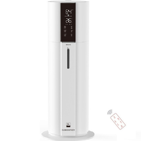 Humidificador de aire eléctrico de 220V y 9L, generador de niebla para el hogar con Lámpara Germicida UV integrada, pulverizador, humidificadores de aceite de aromaterapia ► Foto 1/6