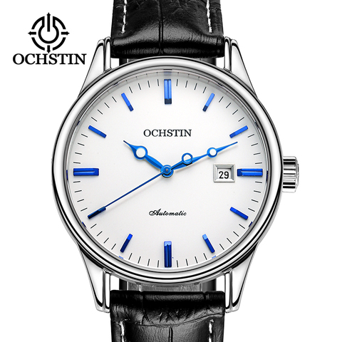 OCHSTIN-Reloj de pulsera para hombre, mecánico, de mecanismo MIYOTA japonés, automático, de lujo, de zafiro, de cuero genuino, resistente al agua ► Foto 1/6