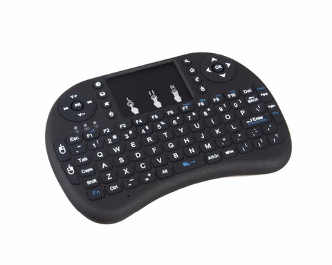 Teclado inalámbrico i8, versión en inglés y ruso, 2,4 GHz, Air Mouse con Touchpad, trabajo manual con Android TV BOX Mini PC 18 ► Foto 1/2