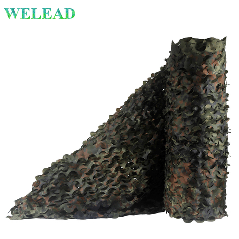 WELEAD-Redes de camuflaje militar alemán para caza de aves, Simple, 1,5 de ancho, para ocultar sombra, reloj, corrector de fotos, malla ► Foto 1/6