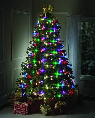 Guirnalda de luces LED intercambiables para árbol de Navidad, decoración de fiesta de jardín, hogar, vacaciones, lámpara de boda nocturna parpadeante ► Foto 1/6