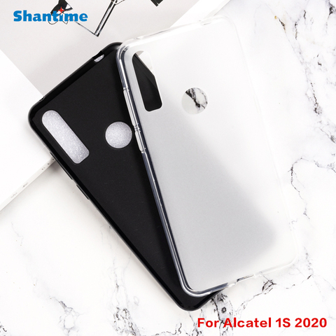 Para Alcatel 1S 2022 1V 2022 3L 2022 Gel de silicona teléfono protector trasero Shell para Alcatel 1V Plus 5007 TPU caso suave ► Foto 1/6