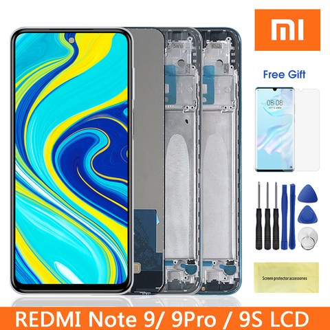 Pantalla original para Xiaomi Redmi Note 9 / Note 9 Pro, pantalla LCD Digitalizador de pantalla táctil, compatible con Redmi Note 9 Pro ► Foto 1/6
