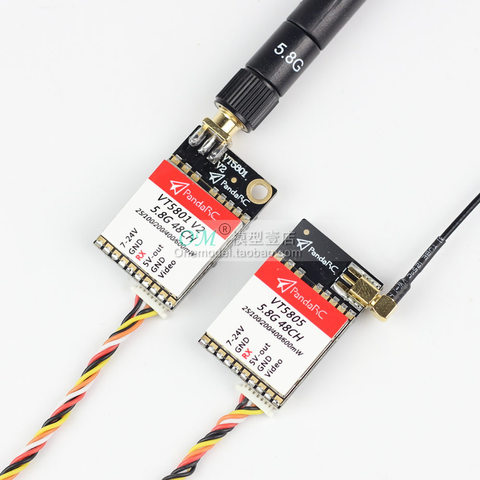 PandaRC-transmisor de vídeo VT5801 v2 VT5805, FPV, 5,8G, 48CH, 25/100/200/400/600mW, OSD, ajustable, SMA, MMCX, VTX ► Foto 1/5