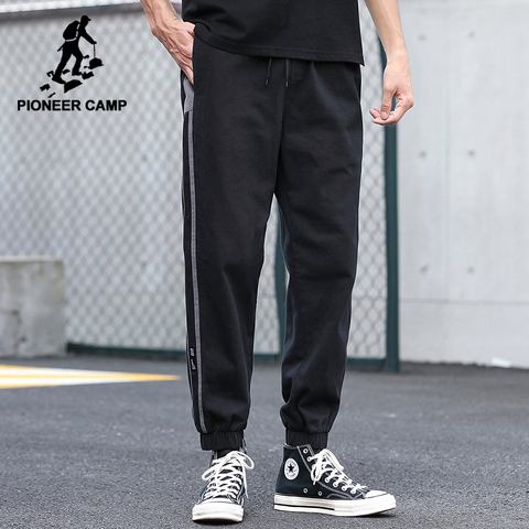 Pioneer Camp-pantalones de chándal de algodón para hombre, ropa clásica a rayas, Hip Hop, color negro, 100%, XXS023160, novedad de 2022 ► Foto 1/6