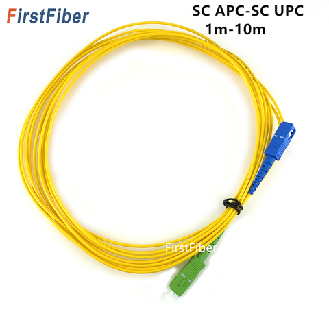 Cable de parche óptico SC APC/SC fibra UPC, parche de fibra óptica, puente de modo único G657A 1m 2m 3m ► Foto 1/3