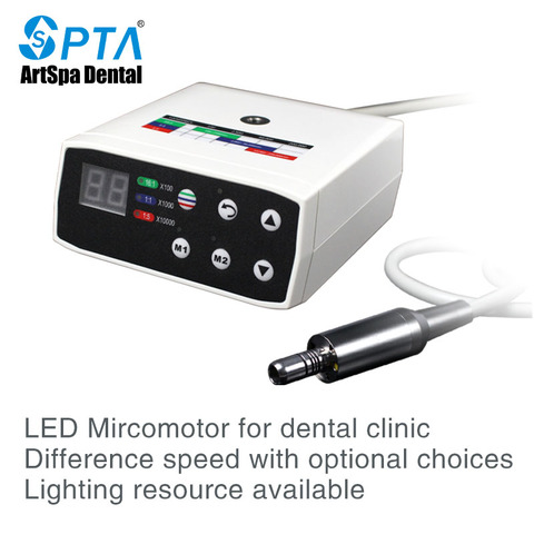 Micro motor eléctrico de fibra óptica para dentista, herramienta de odontología con LED sin escobillas para clínica Dental, pieza de mano para odontología ► Foto 1/6