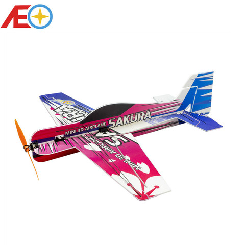 Tablero mágico de PP Micro 3D, Avión de interior SAKURA, avión más ligero, modelo de aeroplano RC, juguete de HOBBY, gran oferta ► Foto 1/6