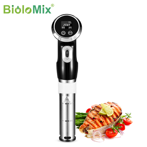 BioloMix-Olla al vacío para alimentos Sous Vide Circulador de Inmersión potente, 1500W, pantalla Digital LCD, temporizador, acero inoxidable ► Foto 1/6