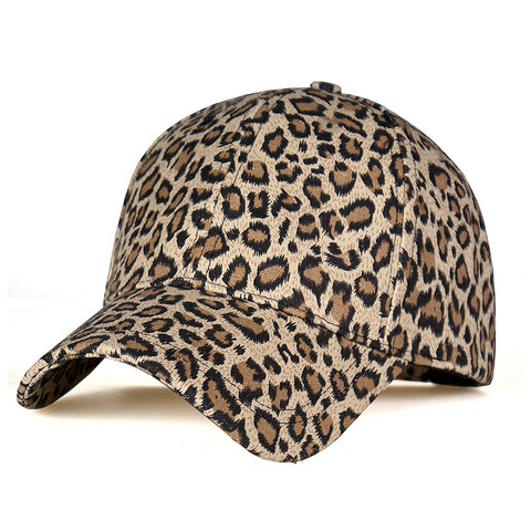 Gorra de béisbol a la moda para hombre y mujer, sombrero con Cierre trasero, ajustable, Hip-Hop, sombrero con diseño de leopardo, al aire libre para escalada, Unisex ► Foto 1/6