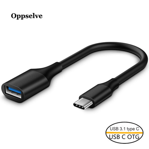 Adaptador de USB-C Cable OTG tipo C para USB 3,0 de Thunderbolt 3 OTG Adaptador tipo-C para Samsung Huawei uno más MacBook with OTG adaptador ► Foto 1/6