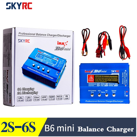 SkyRC iMax B6 Mini-cargador de equilibrio profesional, 60W, 6A, imax B6, versión mejorada ► Foto 1/6