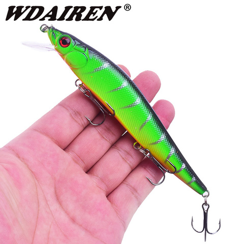 WDAIREN-señuelo duro para pececillos de pesca 14g 22,5g, aparejos de pesca flotantes, Swimbaits artificiales con anzuelos triples, cebos para lubinas, Crankbaits ► Foto 1/6