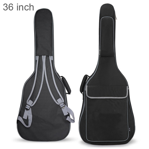 Funda de guitarra Oxford de 36 pulgadas/41 pulgadas, bolsas para guitarra, doble correa, acolchada, 10mm, de algodón, suave, impermeable ► Foto 1/6