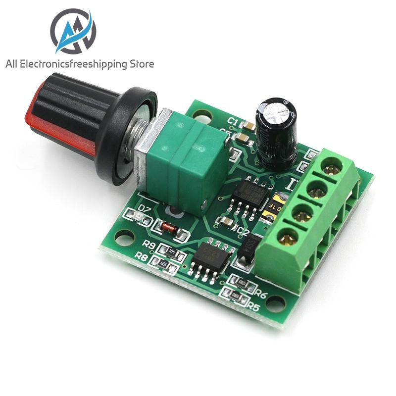 Nuevo DC 1,8 V 3 V 5 V 6 V 12 V 12 V 2A PWM controlador de velocidad del Motor de baja tensión controlador de velocidad PWM 0 ~ Módulo de unidad ajustable 100% ► Foto 1/6