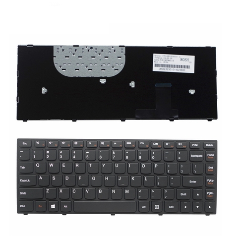 Teclado para portátil de EE. UU. Para Lenovo Ultrabook Yoga 13 YOGA13 ISE ITH IFI versión en inglés negro 25202908 9Z.N7GPN.P01 25202897 ► Foto 1/3