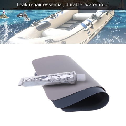Kit de pegamento de Pvc para reparación de pinchazos de barcos, adhesivo para piscina, canoa, bote inflable ► Foto 1/6