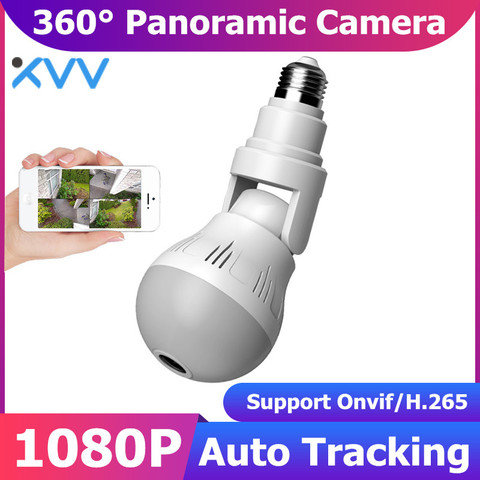 Xiaovv-Lámpara panorámica 360 P E27 de 1080 °, bombilla de luz IP con Wifi, para cámara de seguridad, videovigilancia CCTV, Hogar Inteligente ► Foto 1/6