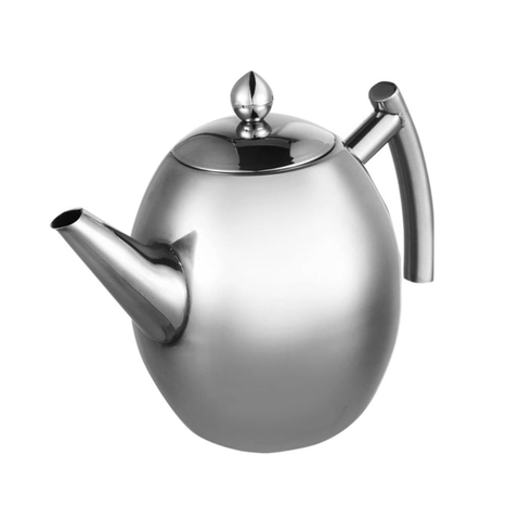 1000/1500ml recipiente de té resistente al calor de acero inoxidable tetera con filtro Puer hervidor de agua Infusor de oficina Teaware conjuntos de gran capacidad ► Foto 1/6